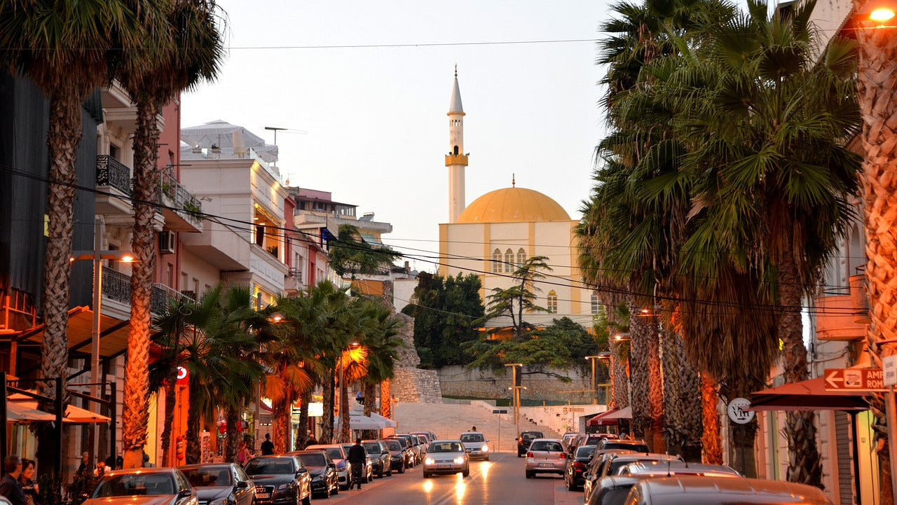 street in albania
