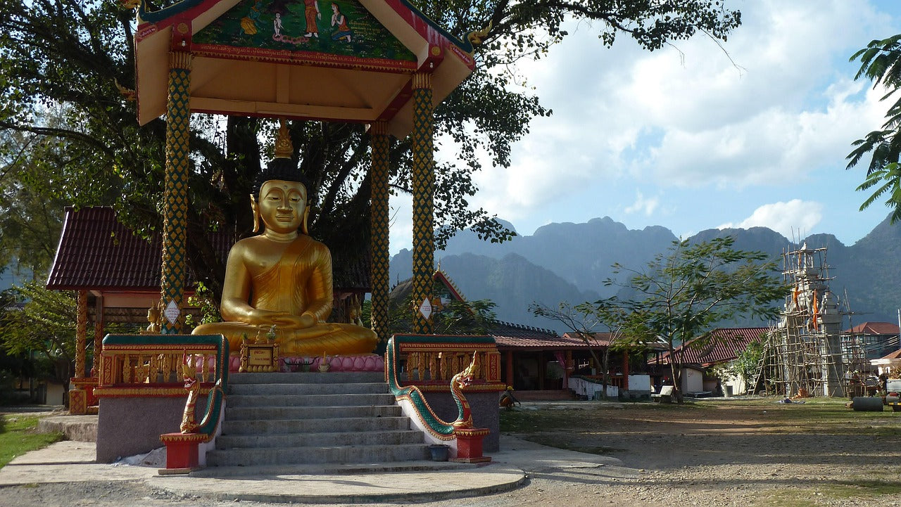 laos, vang vieng, buddha , vacation