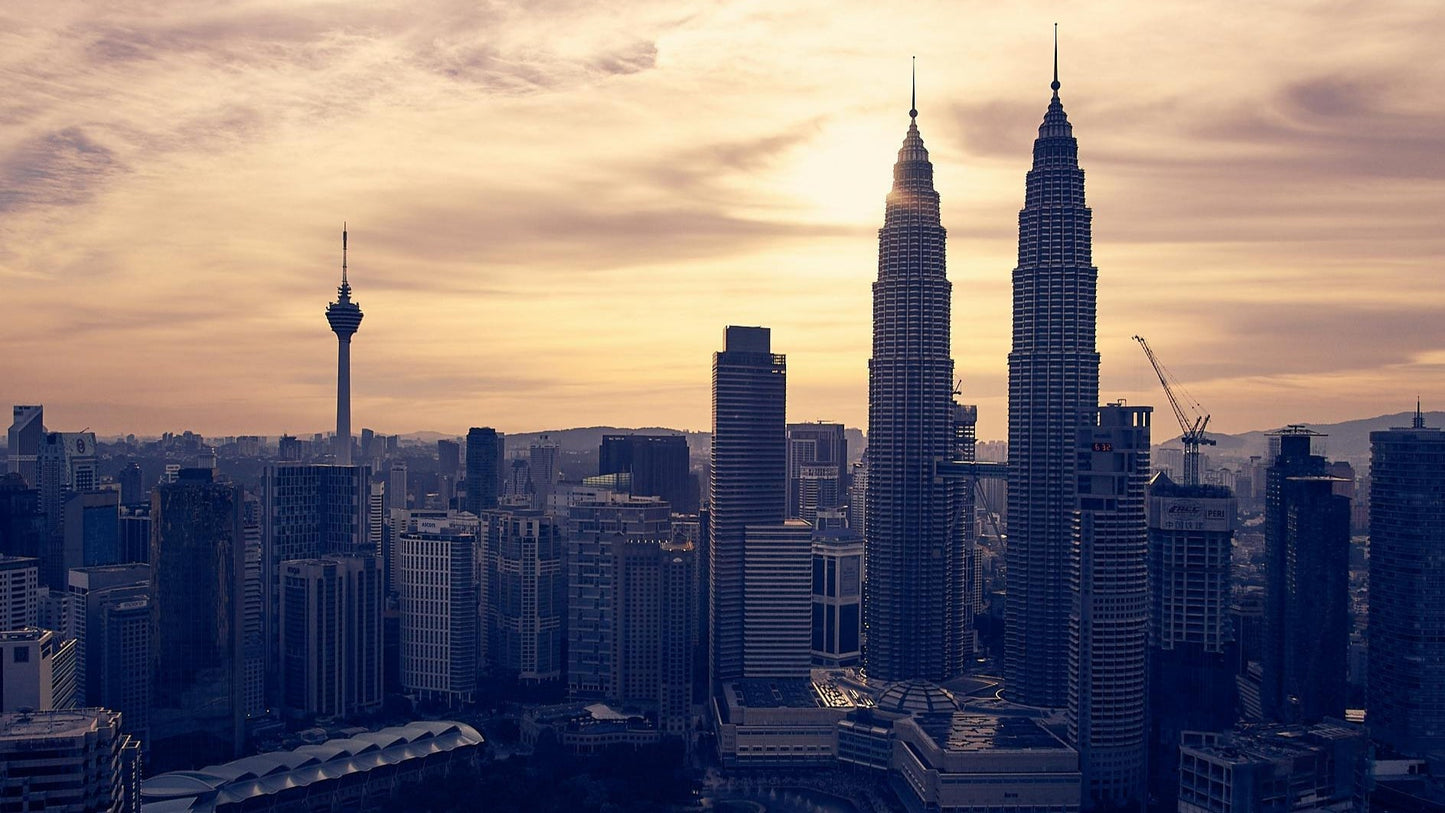malaysia, kuala lumpur, sunset, vacation